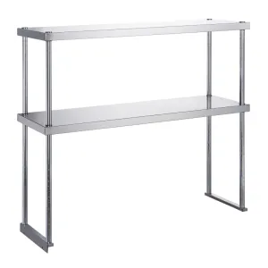 Dukers - DCOS-1862, Stainless Steel Overshelf 61"x18"x32"