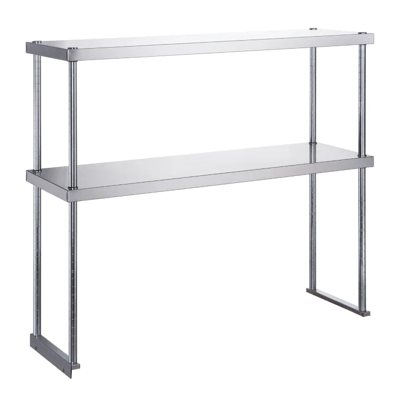 Dukers - DCOS-1862, Stainless Steel Overshelf 61"x18"x32"