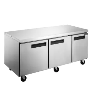 Dukers - DUC72F, Commercial 72"  Undercounter Freezer 19cu.ft. NSF