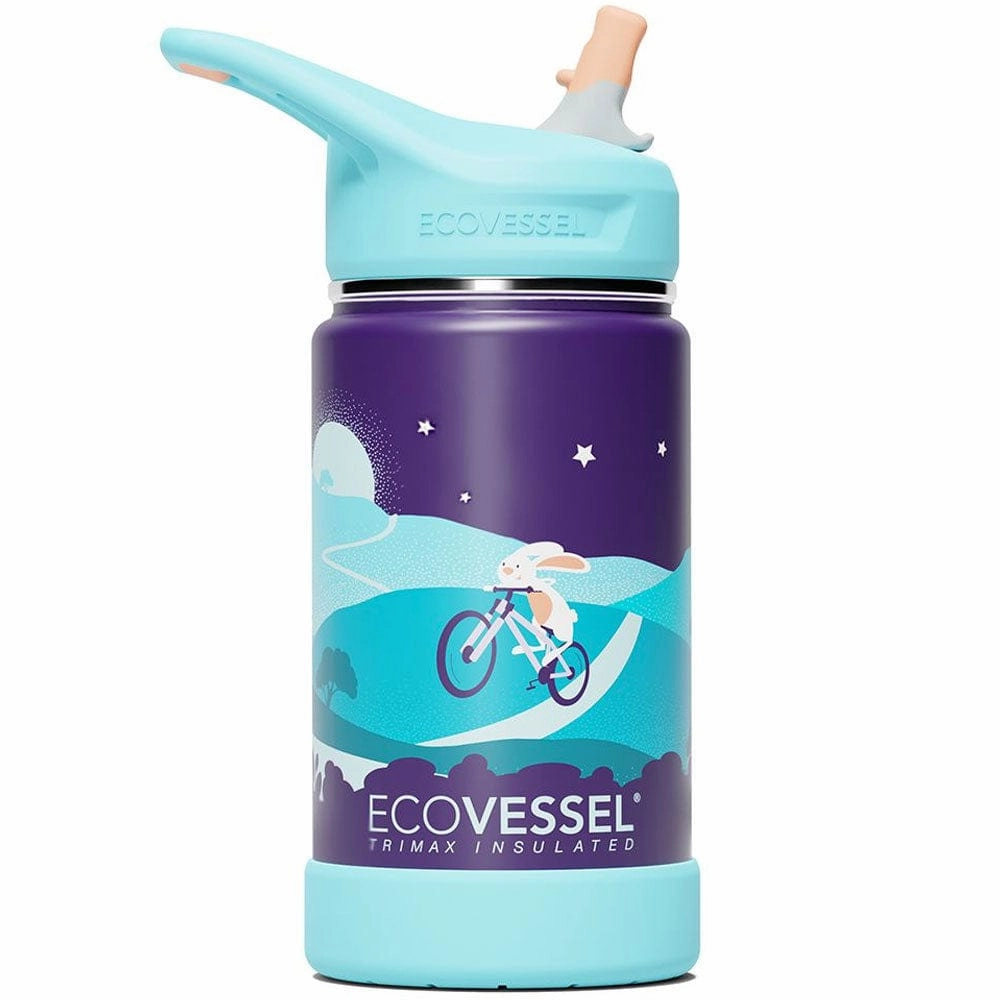 Todays Mega Savings Special Deals Online Ecovessel Frost Kids Triple Insulated Bottle With Straw 355Ml