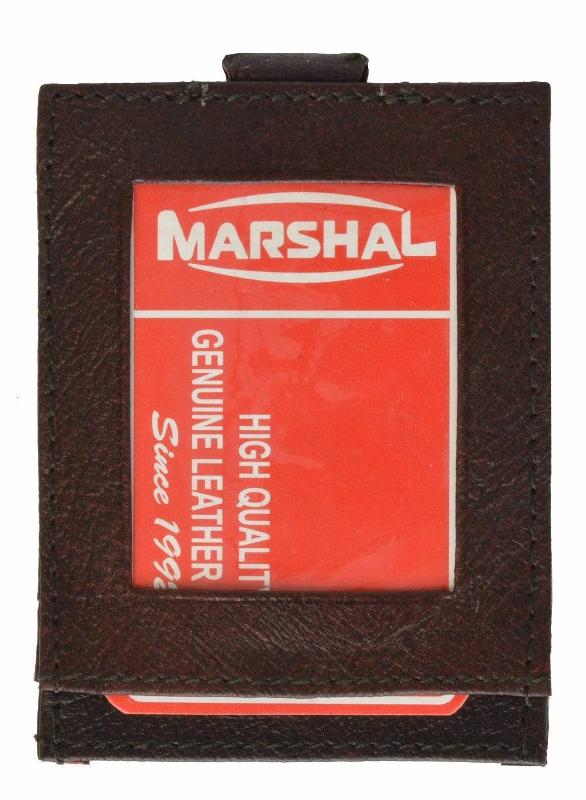 Mens Genuine Leather Money Clip Business Credit Card Id Case 462 (C) Weekend Sale Special