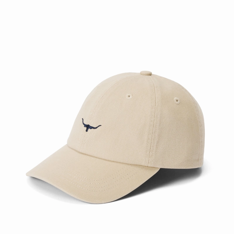 R.M.Williams Mini Longhorn Twill Cap - Ecru Limited Time Offer