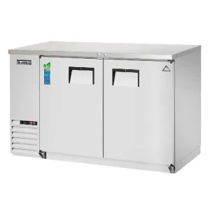 Everest - EBB48-SS, Commercial 49" Back Bar Cooler Two Section 14 cu. ft.