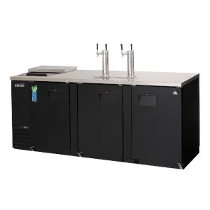Everest - EBD4-CT, Commercial 89" Keg Refrigerator Club Top Direct Draw Cooler Beer Dispenser