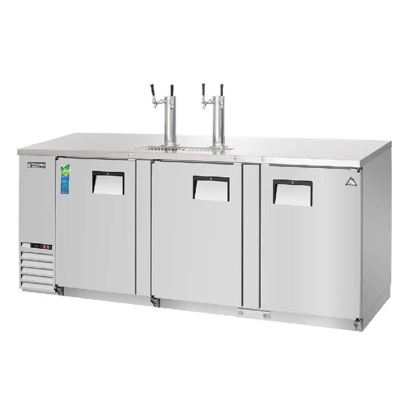 Everest - EBD4-SS, Commercial 89" Keg Refrigerator Direct Draw Cooler Beer Dispenser