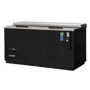 Everest - EGC65 Commercial 64" Solid Slide Lid Glass & Plate Chiller