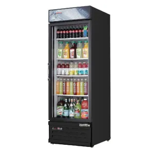 Everest - EMGR10B, Commercial 24" 1 Swing Glass Door Merchandiser Refrigerator 10 cu.ft.