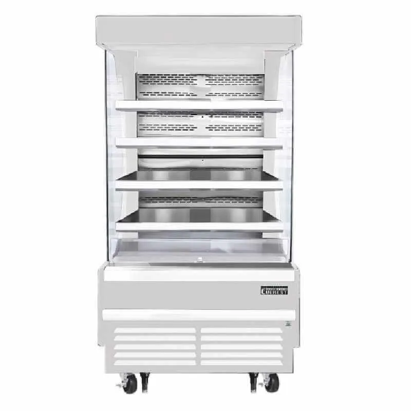 Everest - EOMV-36-W-28-T, Commercial 37" Open Air Display Merchandiser Vertical