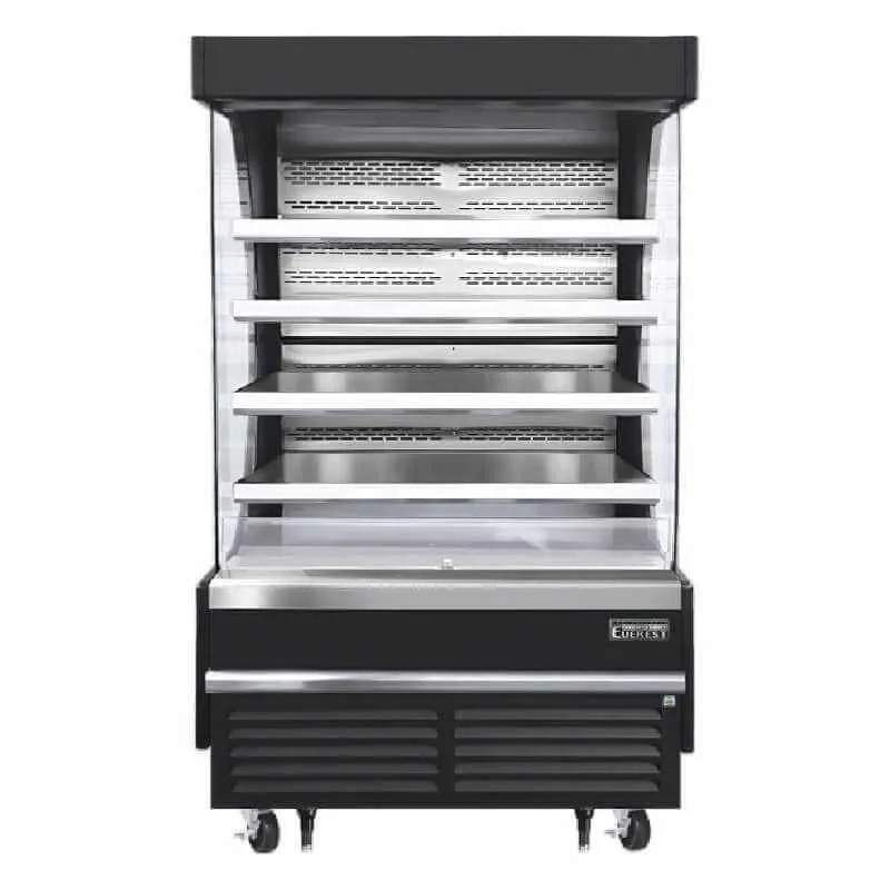 Everest - EOMV-48-B-28-T, Commercial 48" Open Air Display Merchandiser Vertical