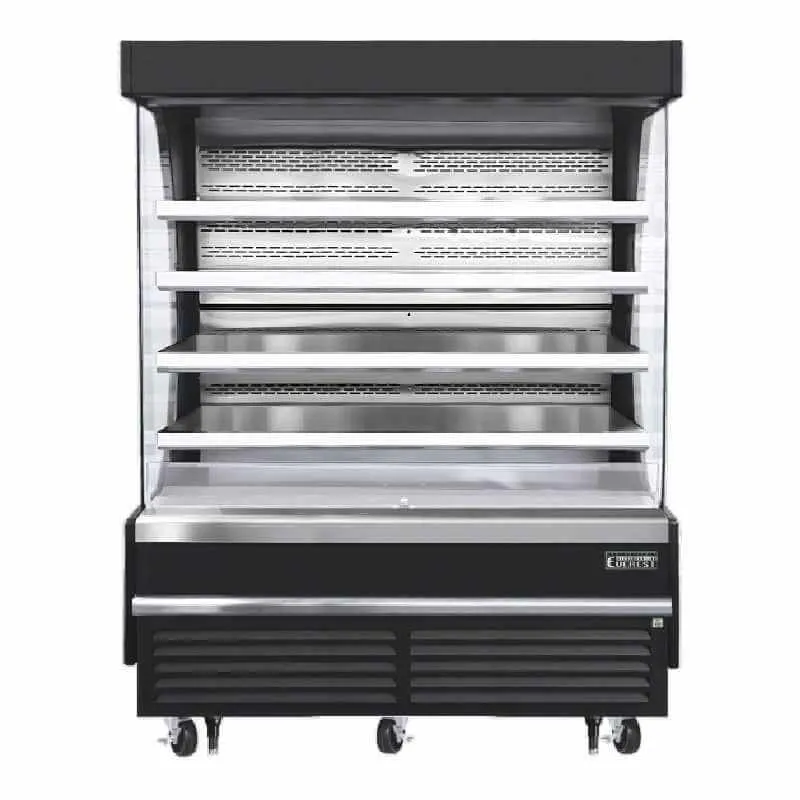 Everest - EOMV-72-B-28-T, Commercial 73" Open Air Display Merchandiser Vertical Refrigerator