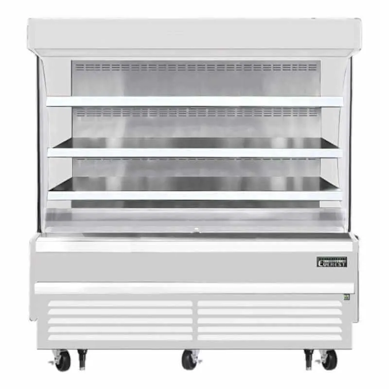 Everest - EOMV-72-W-28-S, Commercial 73" Vertical Open Air Display Merchandiser Refrigerator 19 cu. ft.