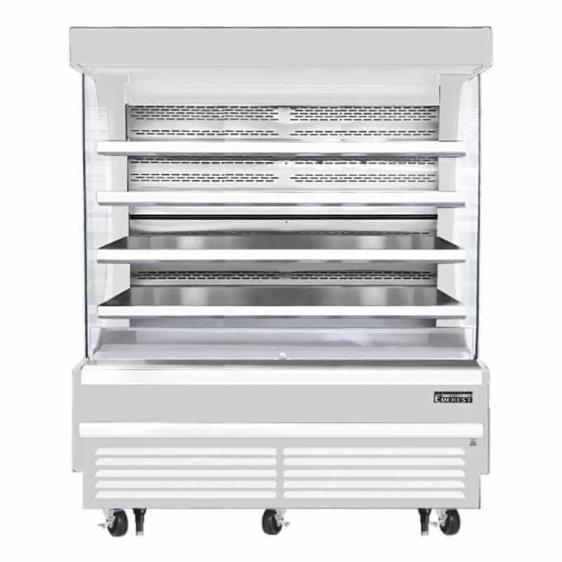 Everest - EOMV-72-W-28-T, Commercial 73" Vertical Open Air Display Merchandiser Refrigerator 26 cu. ft.