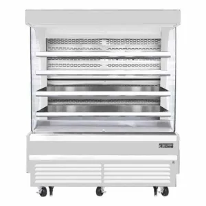 Everest - EOMV-72-W-28-T, Commercial 73" Vertical Open Air Display Merchandiser Refrigerator 26 cu. ft.