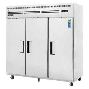 Everest - ESF3 Commercial 74" Three Solid Door Reach-In Freezer