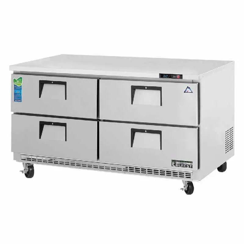 Everest - ETBWR2-D4, Commercial 59" Undercounter Refrigerator Four Drawer