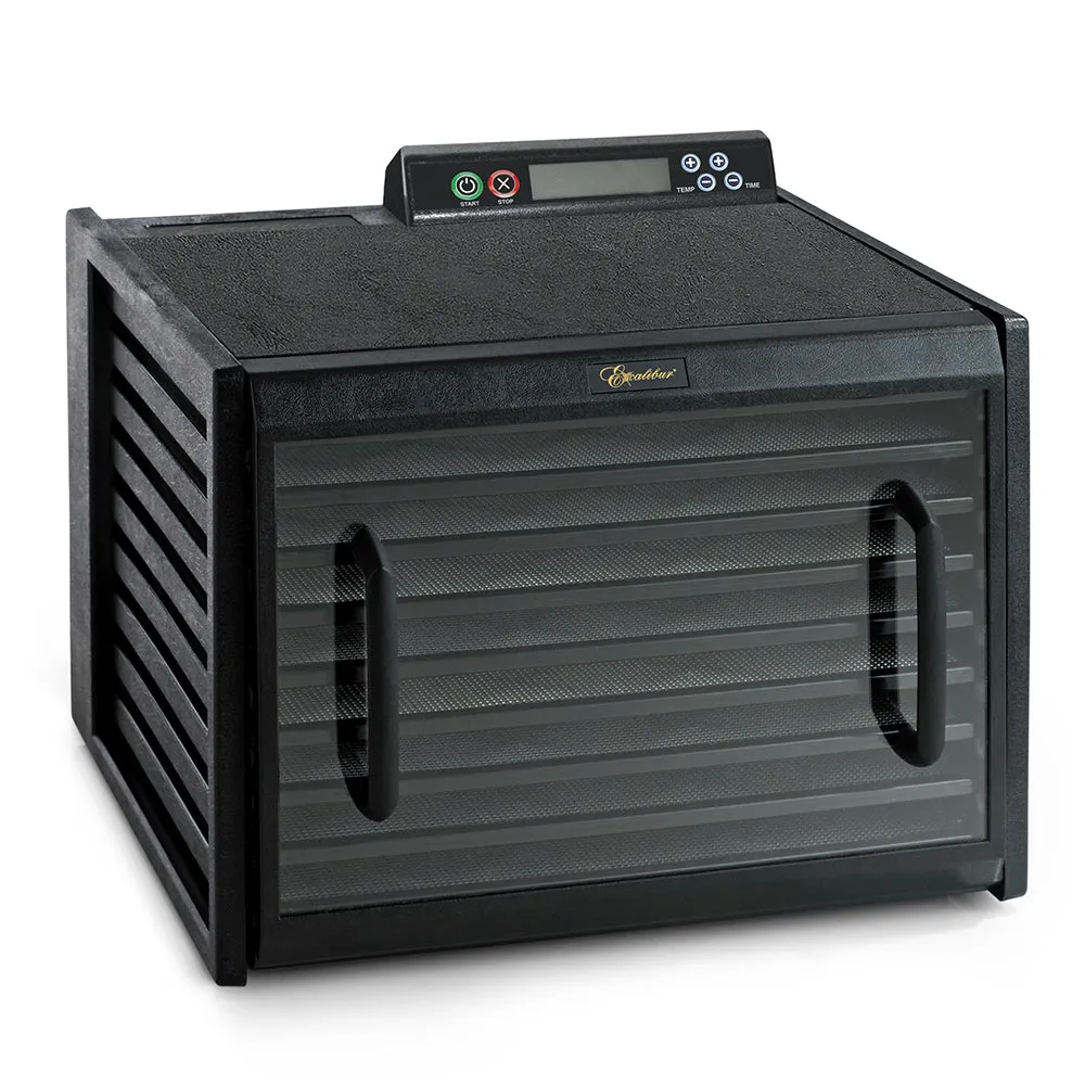 Excalibur - 3948CDB, Excalibur 9-Tray Food Dehydrator with Digital 48-HR Timer and Adjustable Thermostat, in Black