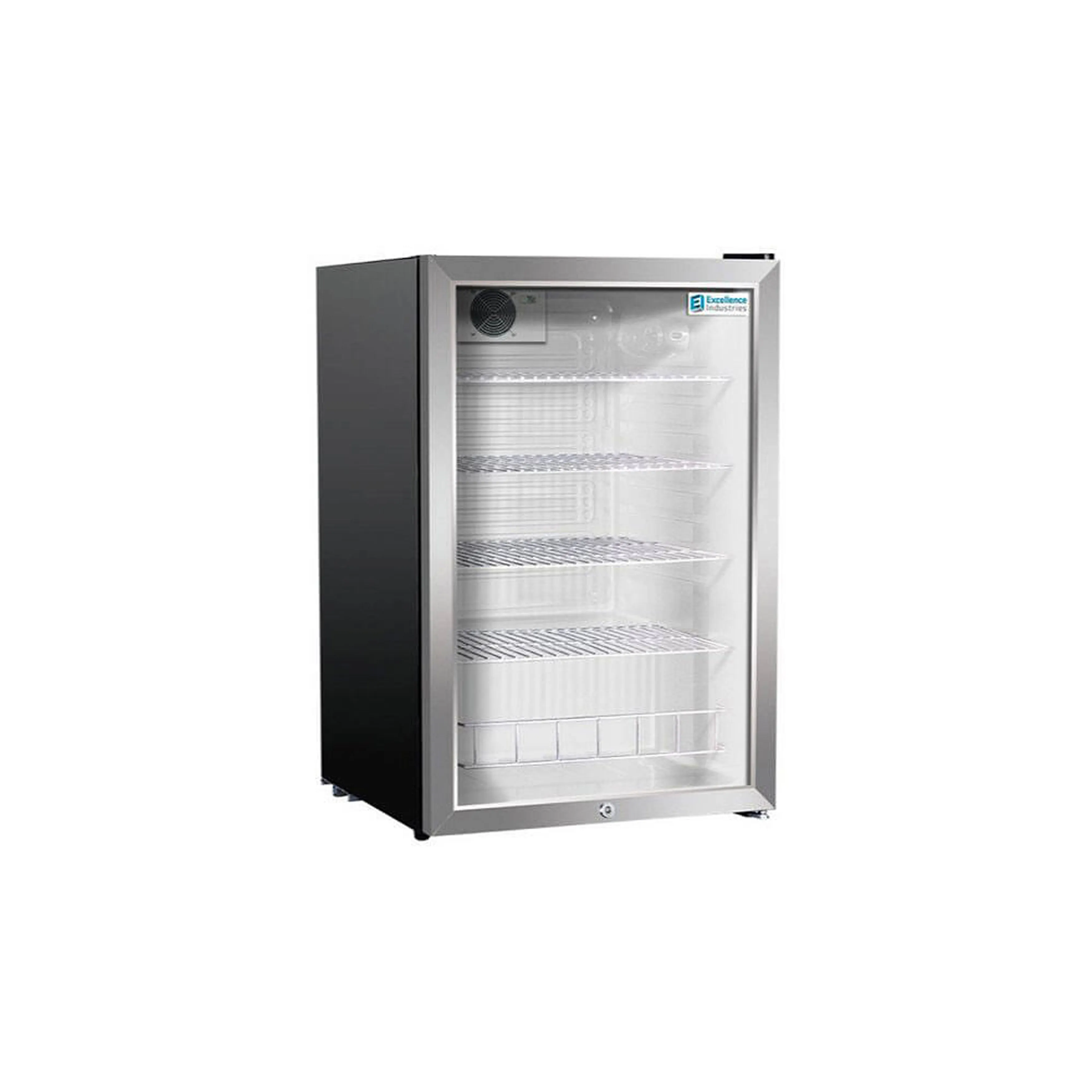 Excellence Industries - EMM-5HC, 21" Commercial 1 Swing Glass Door Countertop Refrigerated Merchandiser 4.3 cu.ft.