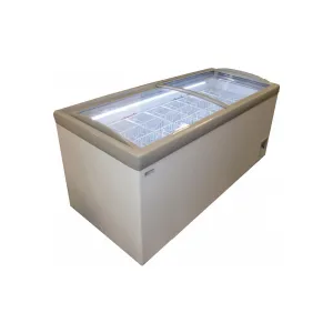 Excellence Industries - HM-23HC, 73" Commercial Flat Top Glass Door Display Freezer 23.3 cu.ft.