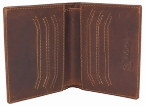 Todays Special Savings Mens Slim Bifold Vintage Leather Wallet Rfid Blocking Vertical Credit Card Slots Holder Wallets For Men
