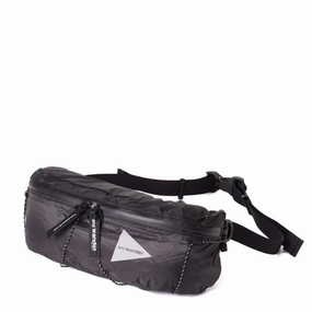EndofWeek Deals And Wander Sil Waist Bag Charcoal