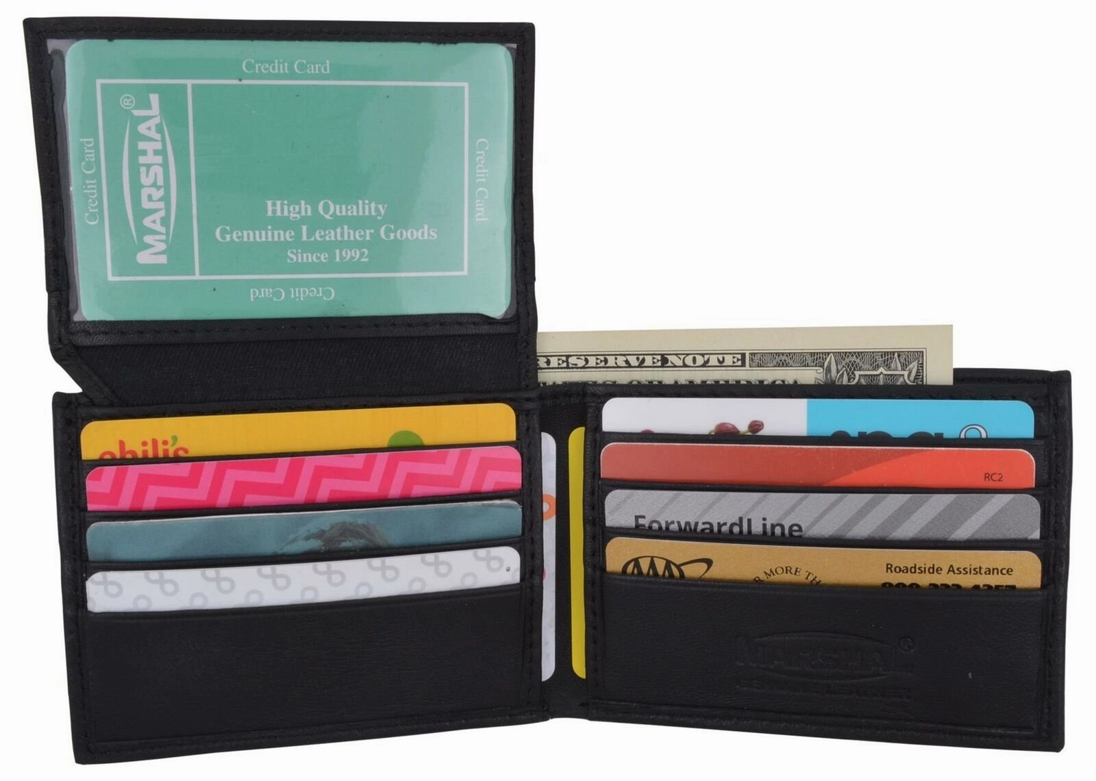 Boys Slim Flap Up Id Card Bifold Leather Wallet Trendy Picks Today Daily Clearance Deal