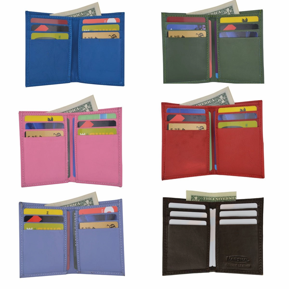 Wholesale Slim Thin Mens Bifold Genuine Leather Id Card Holder Wallet Flash Sale Now Special Occasion Discount