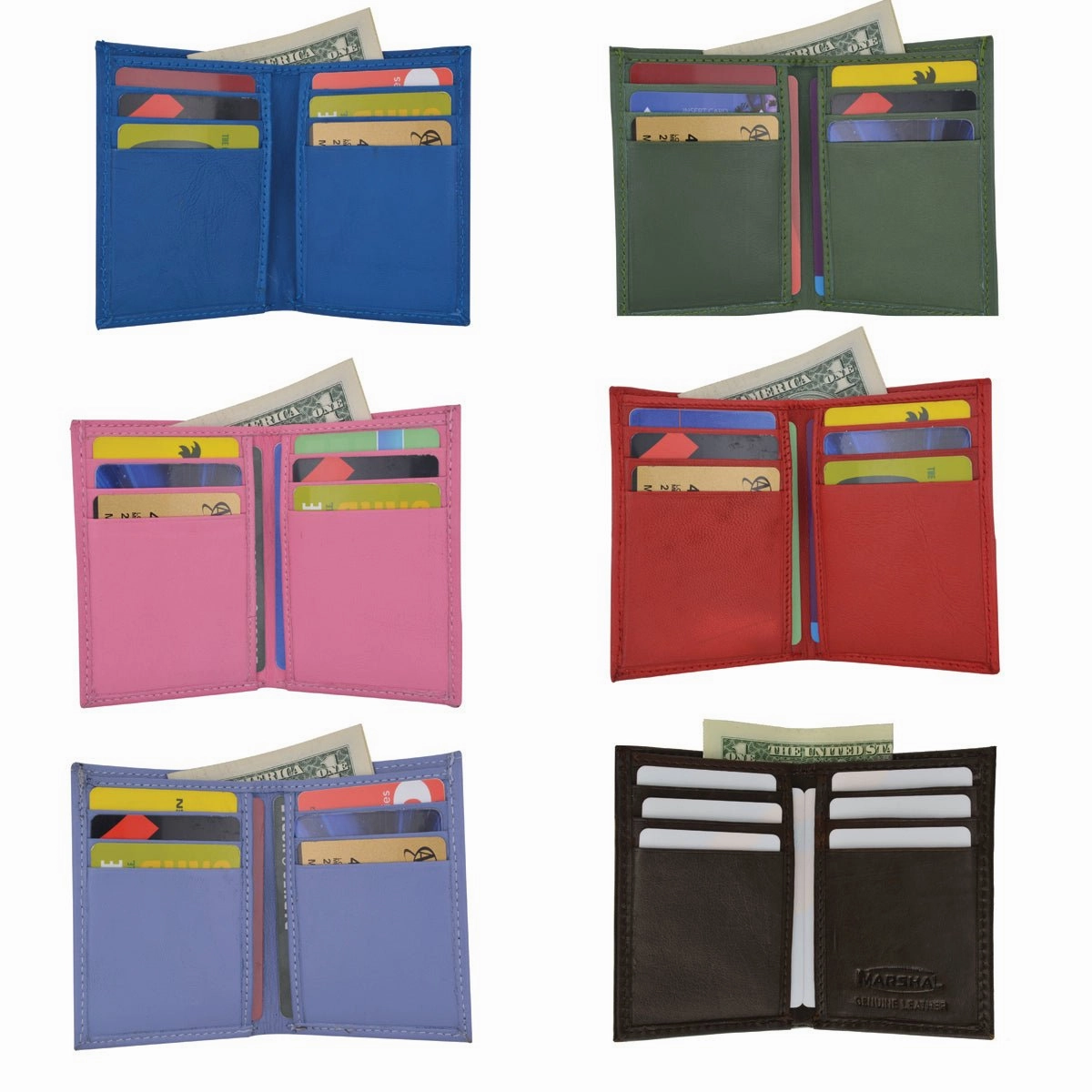 Wholesale Slim Thin Mens Bifold Genuine Leather Id Card Holder Wallet Best Price Today