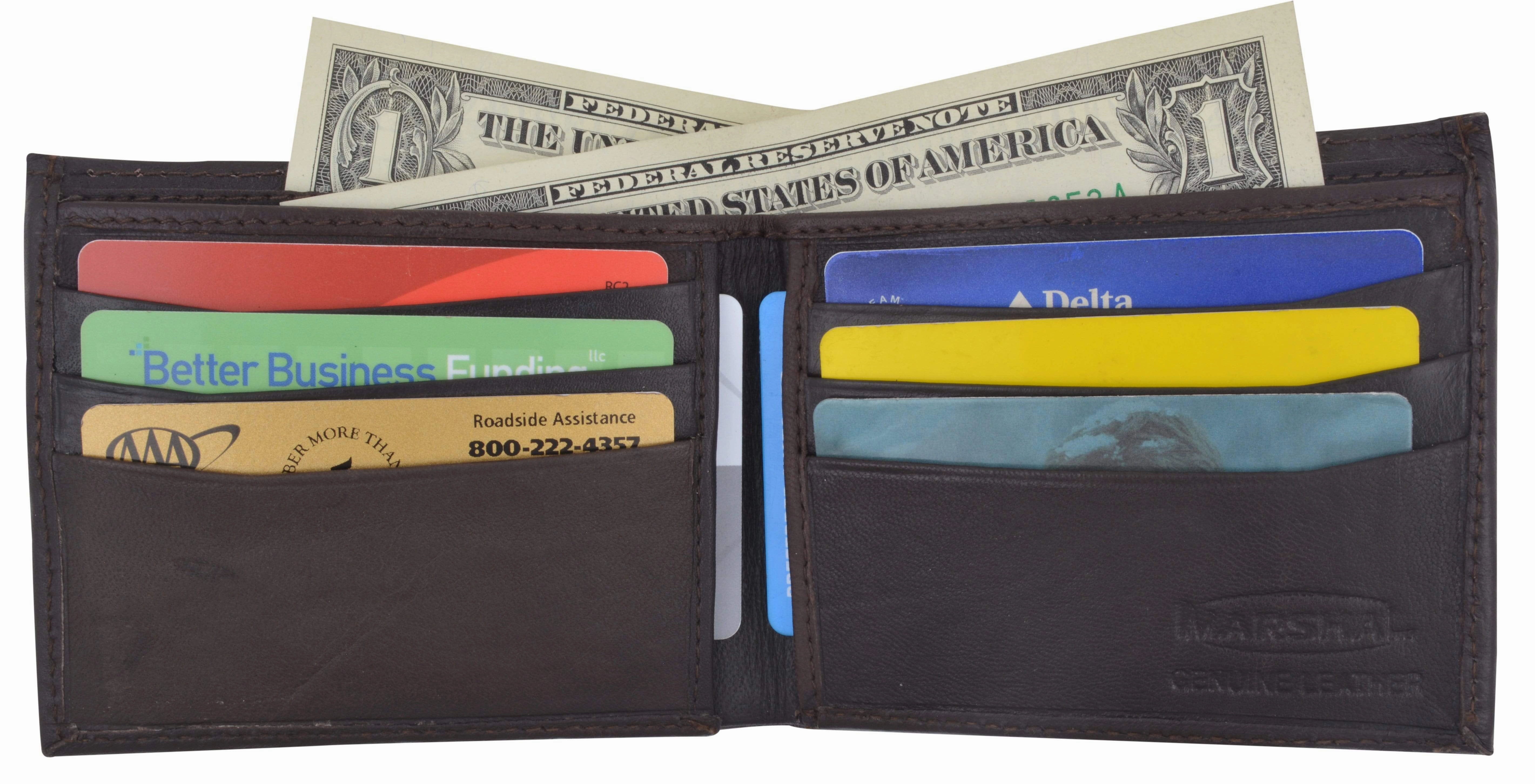 Genuine Premium Lamb Leather Credit Card Slim Design Bifold Wallet 58 Instant Deal Today Shop Hot Picks