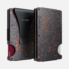 Grab the Deal Now Personalised Money Clip Wallet (Nero/Arancione)