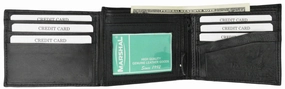 Premium Leather Bifold Side Flap With Snap Id Card Holder Wallet P 1533 (C) Big Savings Today Todays Steal