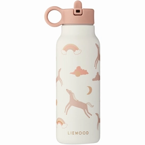 Shop Hot Deals Liewood Dream / Ecru Falk Water Bottle 350 Ml