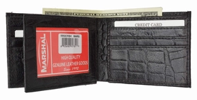 New Mens Alligator Pattern Bifold Credit Card Id Holder Wallet 5552 Cr Hot Price Drop Flash Deal Alert