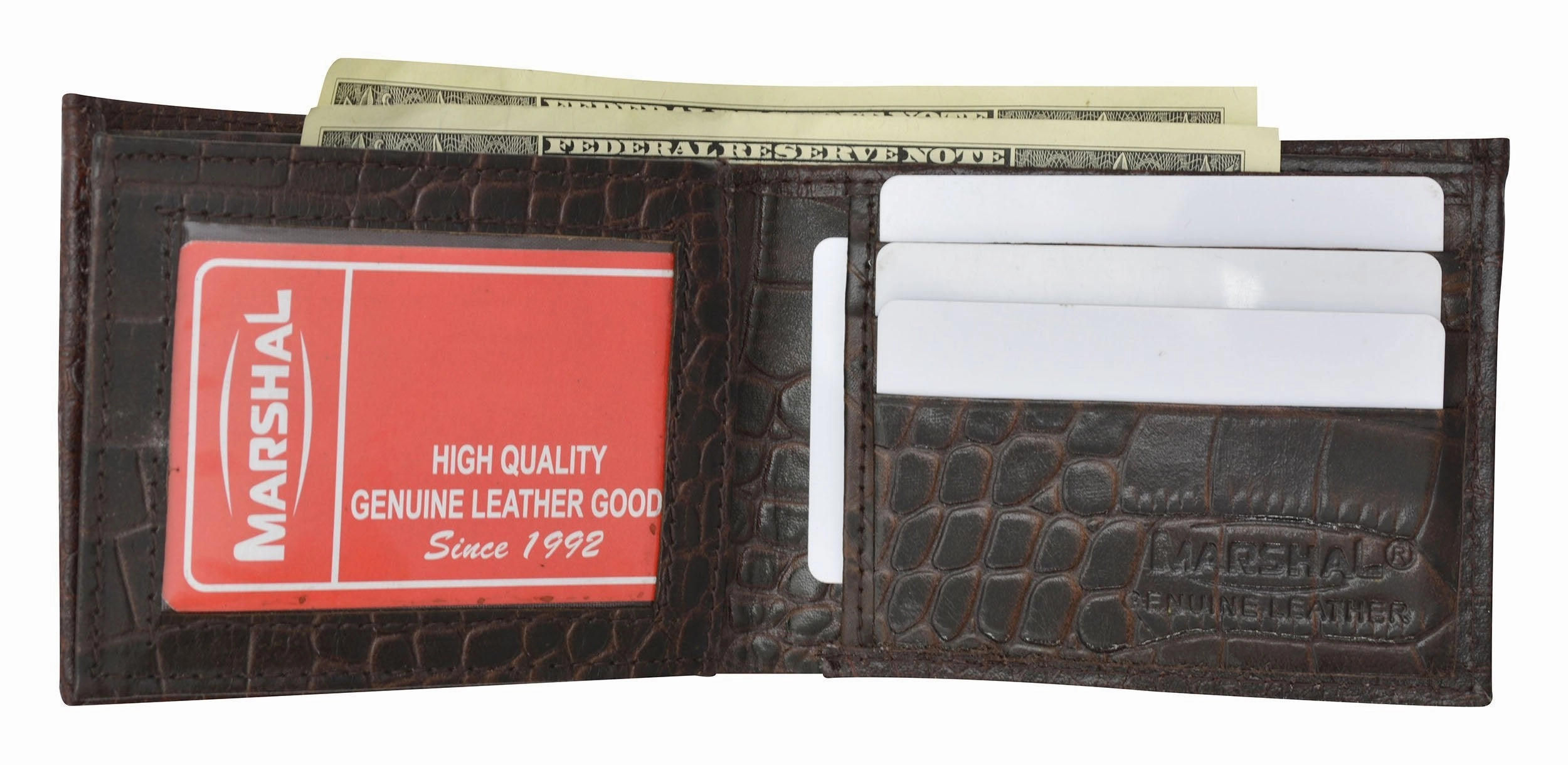 Sale Ending Soon Mega Sale Now New Mens Alligator Pattern Bifold Credit Card Id Holder Wallet 5552 Cr
