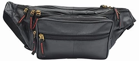 Hot Discount Deal Fanny Pack Genuine Leather Waist Bag For Men Women With Rfid Protected Front Pocket & Multiple Pockets