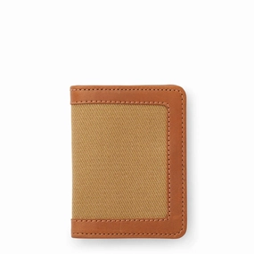 Filson Outfitter Leather Card Wallet Tan Exclusive Online Discount Shop Todays Picks