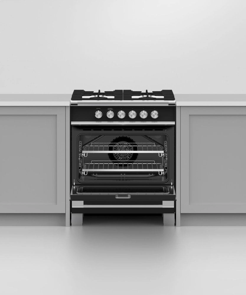 Fisher & Paykel OR30SCG4B1 Gas Range, 30", 4 Burners