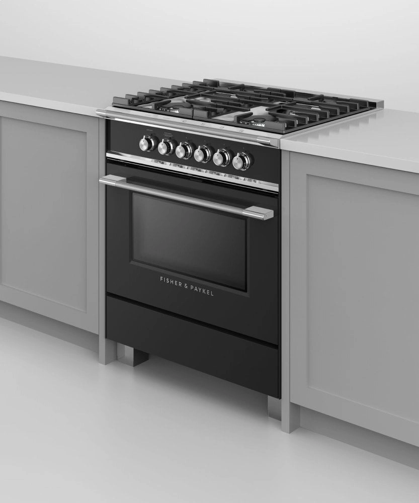 Fisher & Paykel OR30SCG4B1 Gas Range, 30", 4 Burners