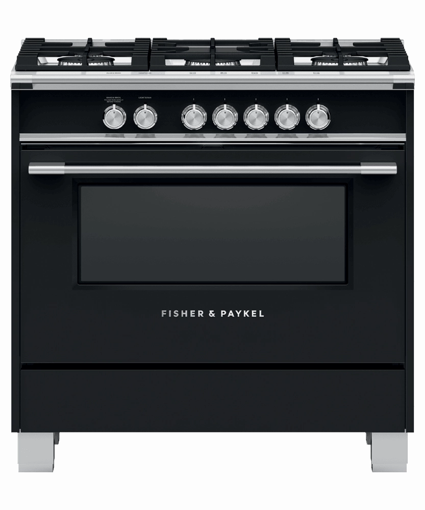 Fisher & Paykel OR36SCG4B1 Gas Range, 36", 5 Burners