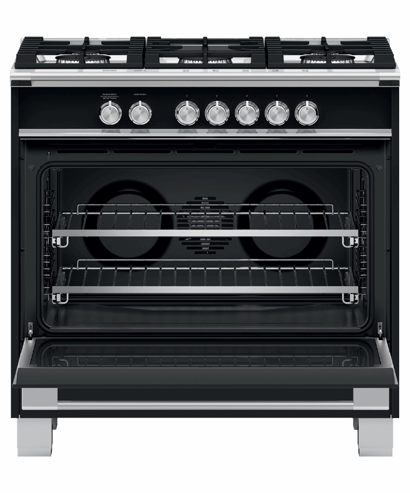 Fisher & Paykel OR36SCG4B1 Gas Range, 36", 5 Burners
