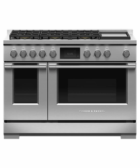 Fisher & Paykel RDV3486GDL Dual Fuel Range, 48", 6 Burners With Griddle
