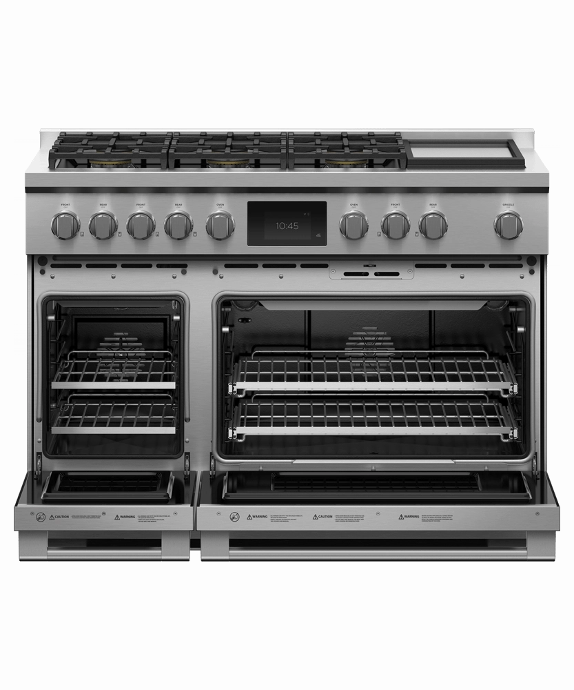 Fisher & Paykel RDV3486GDL Dual Fuel Range, 48", 6 Burners With Griddle