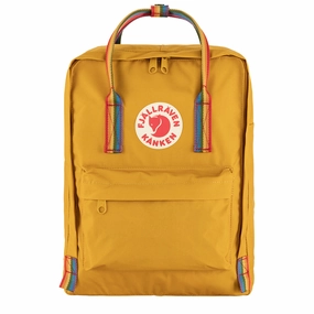 Today Only Steal Today Only Hot Pick Fjallraven Kanken Rainbow Classic Backpack Ochre / Rainbow