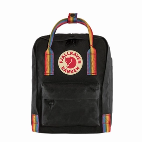 Flash Deal Today Fjallraven Kanken Rainbow Mini Black Rainbow Pattern