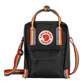 Hot Pick of the Day Dont Miss This Deal Fjallraven Kanken Rainbow Sling Black-Rainbow Pattern