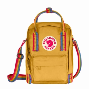 Sale Ending Soon Fjallraven Kanken Rainbow Sling Ochre / Rainbow