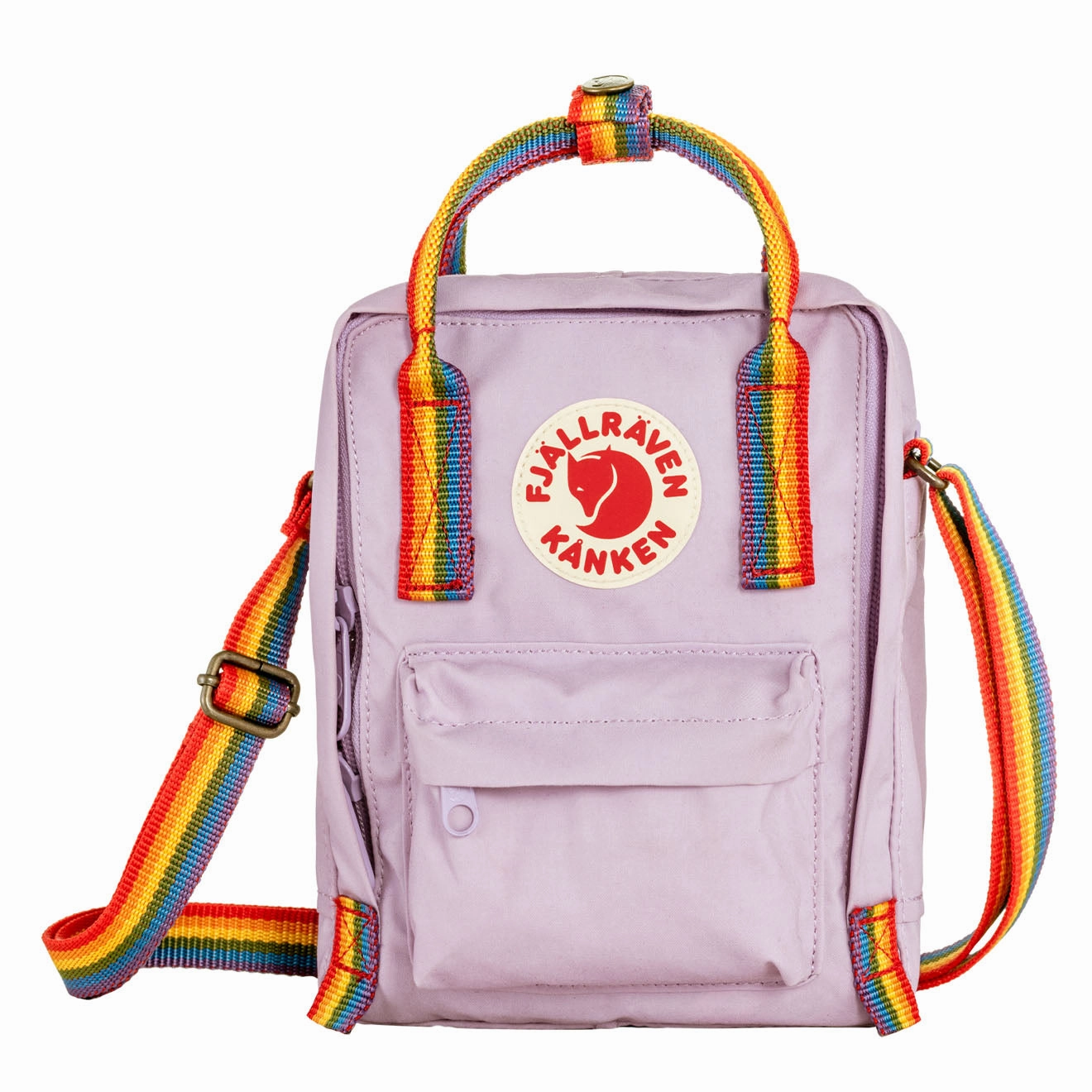 Limited Time Sale Fjallraven Kanken Rainbow Sling Pastel Lavender-Rainbow