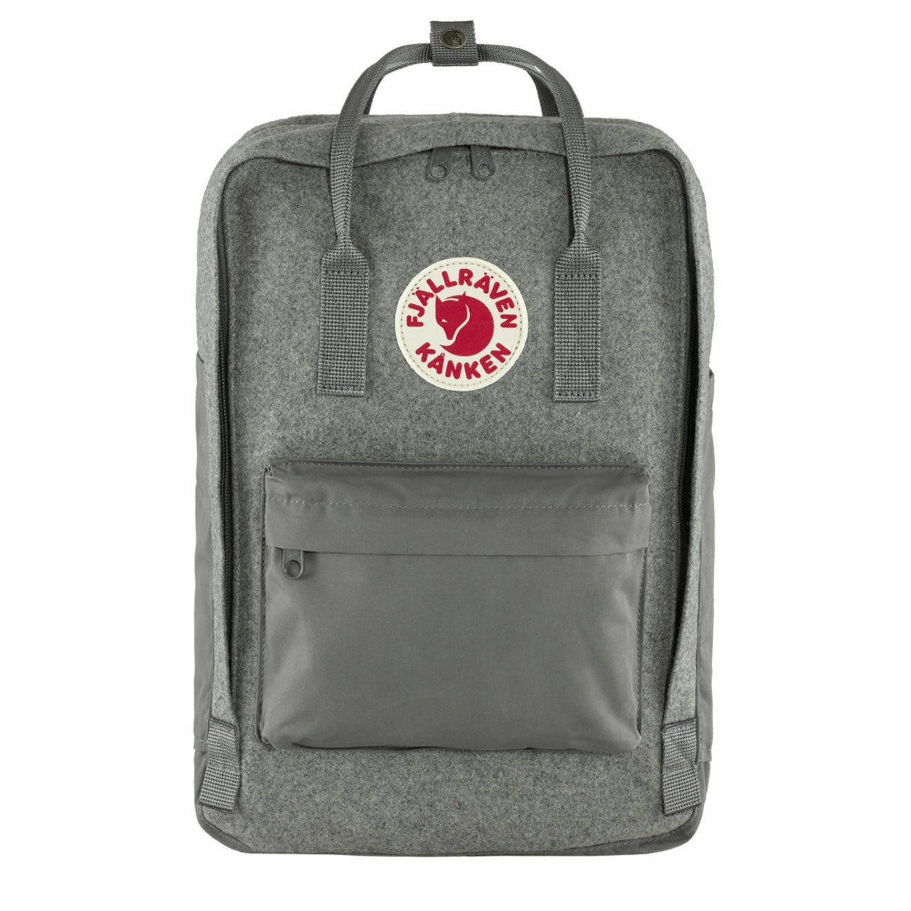 Instant Discount Fjallraven Kanken Re-Wool Laptop 15  Granite Grey