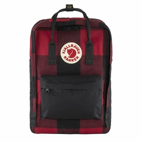 MustHave Gift Ideas Special Price Offer Fjallraven Kanken Re-Wool Laptop 15  Red / Black