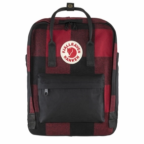 Fjallraven Kanken Re-Wool Red / Black Weekend Sale Special Dont Wait Save