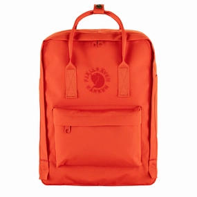 Fjallraven Re-Kanken Classic Backpack Flame Orange Todays Hot Savings Perfect Gift Sale